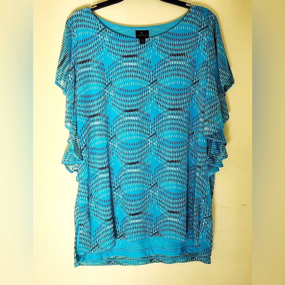 XL Worthington Women's Blue Blouse
